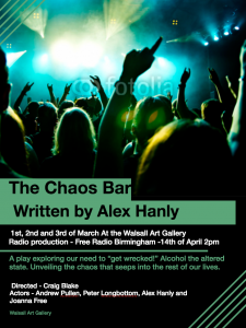 The Chaos Bar Play written by Alex Hanly 